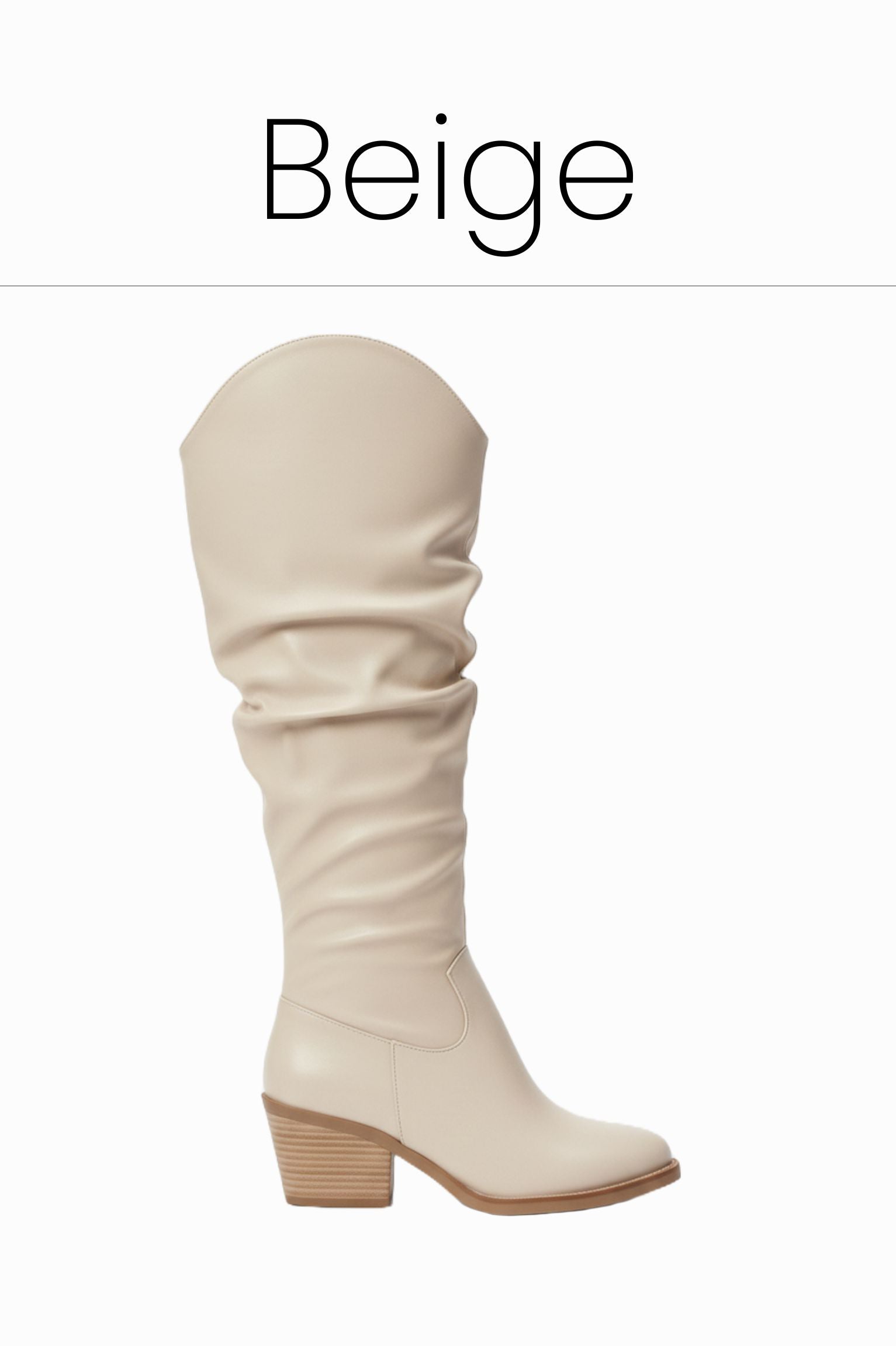 Cherry red leather knee high boots copy