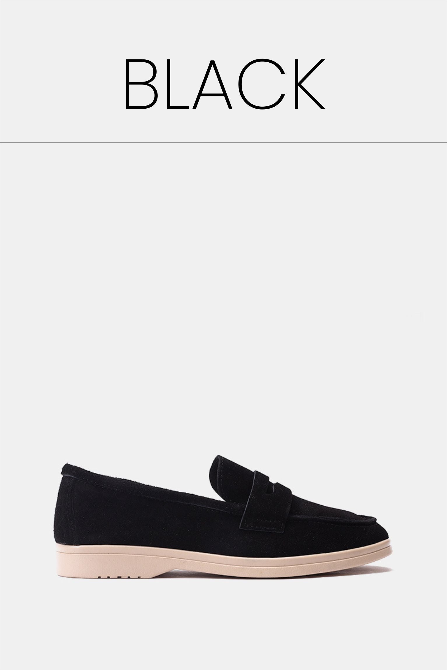 Black leather tassel loafers