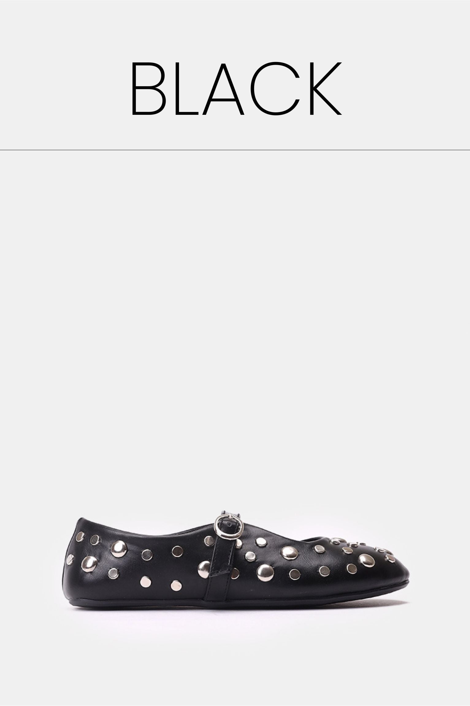 Black studded mary jane 1
