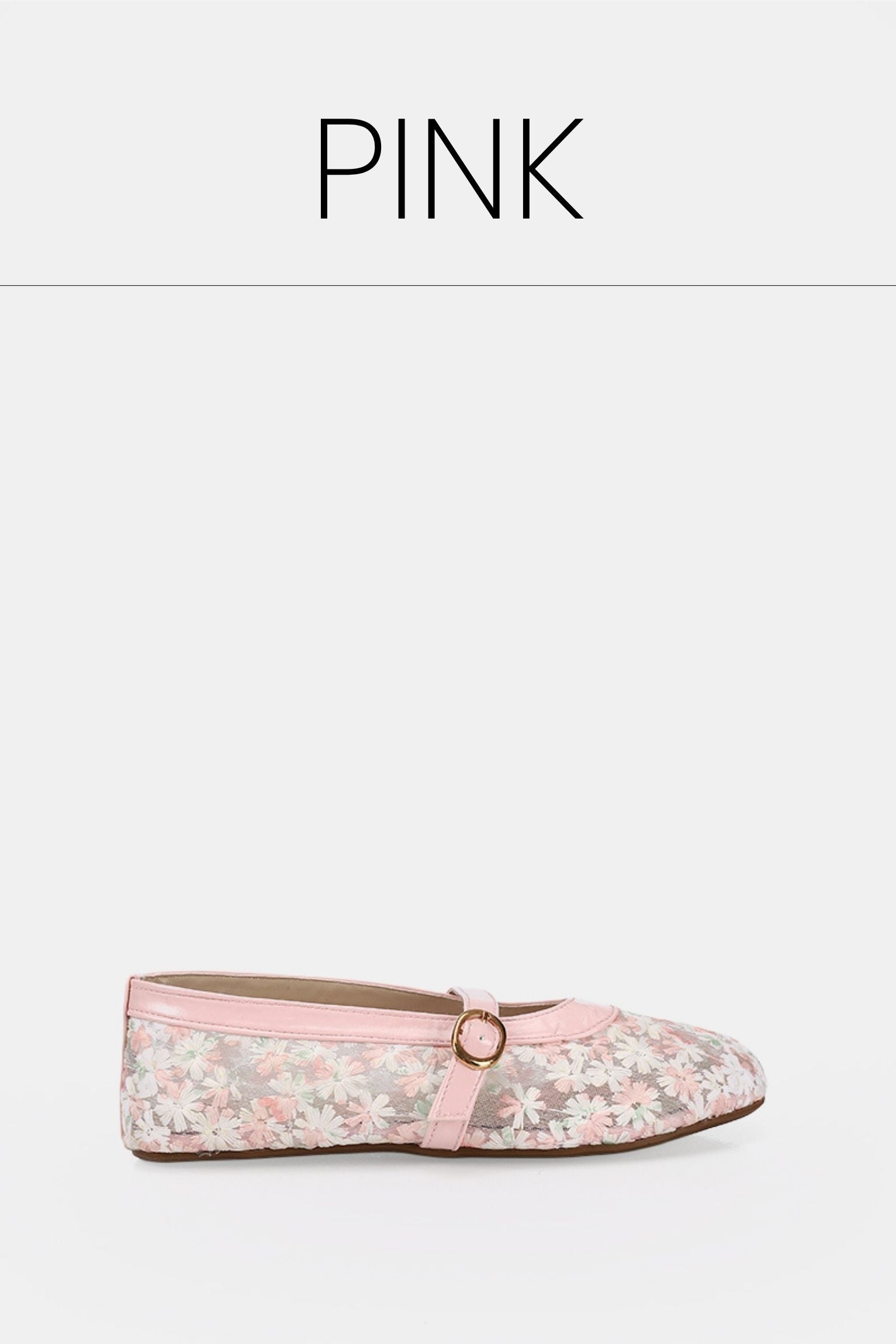 Pink bloomy mary jane
