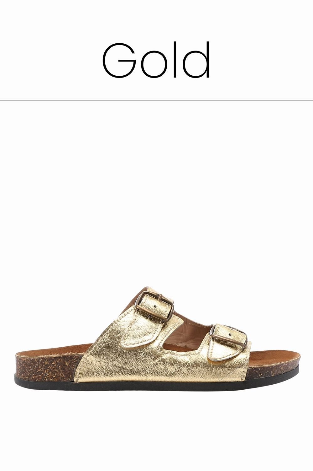 Summer sandals gold