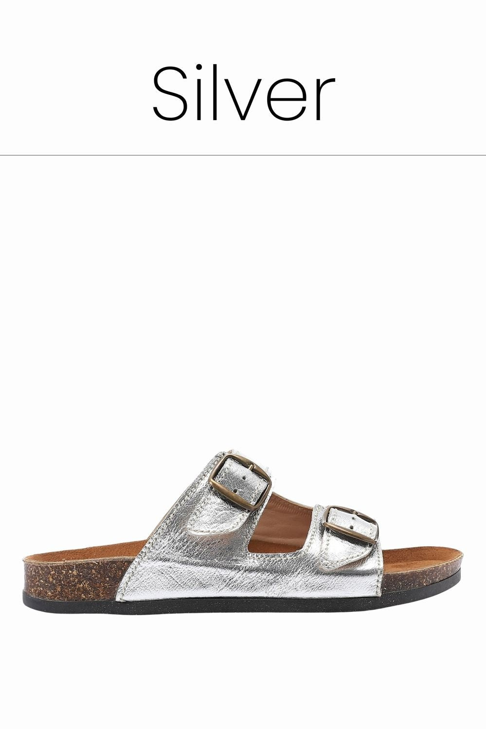 Summer sandals silver